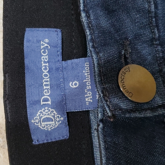 Democracy "Ab" solution Booty Lift Blue Vintage Denim Jeggings - Picture 3 of 6